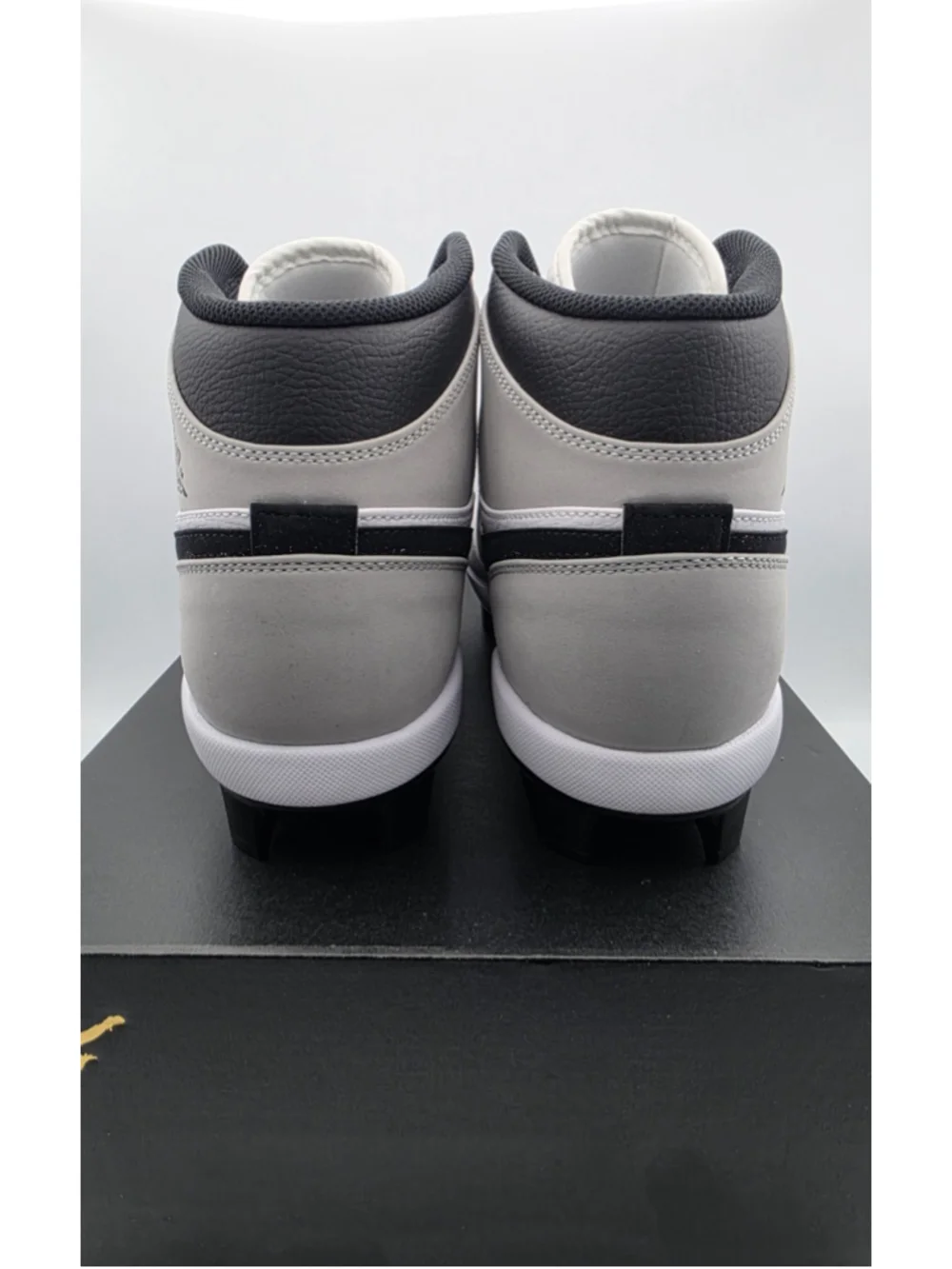 Nike Jordan 1 Retro MCS Light Smoke Grey Black White AV5354-012 Men's Size 12.5